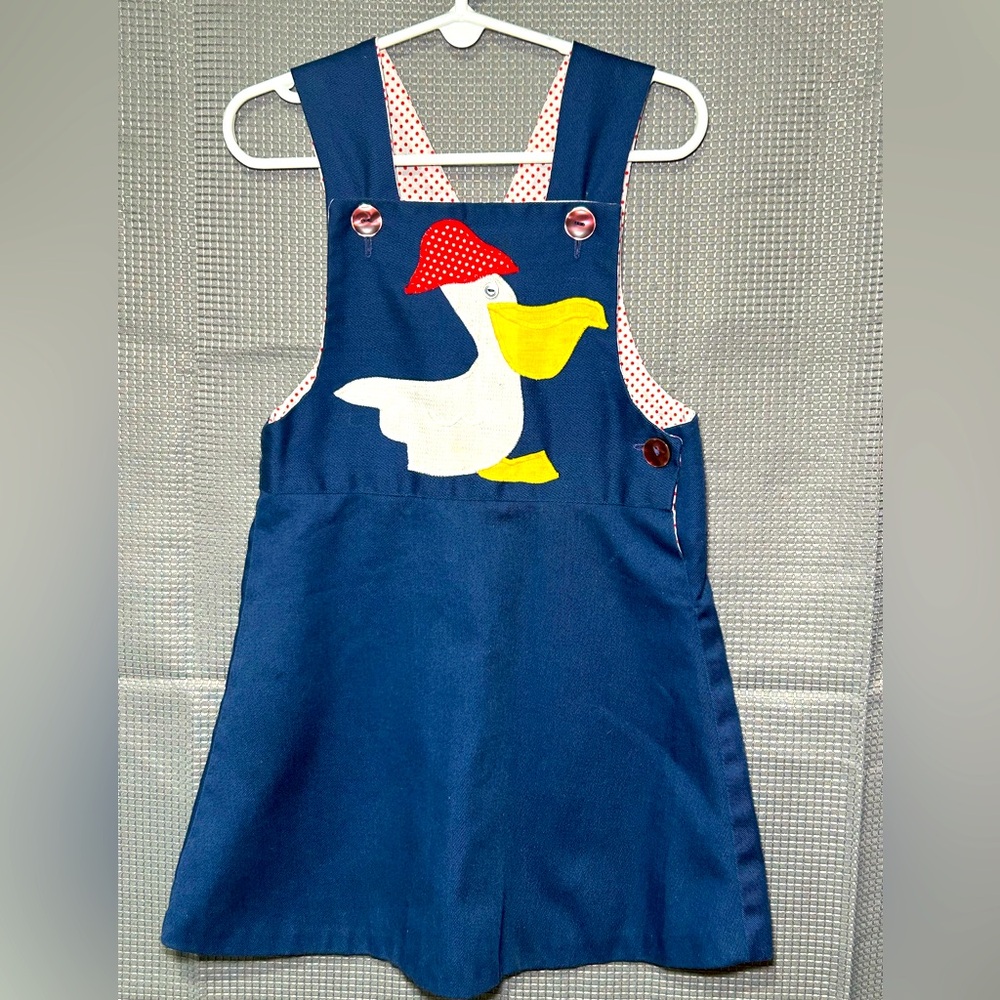 Vintage Denim Jumper Dress Toddler